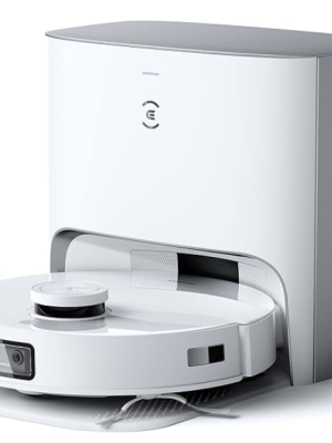 ECOVACS DEEBOT T10 Plus Robot Vacuum Cleaner 3000Pa with Self-Emptying Dock, AIVI 3.0 Obstacle Avoidance, OZMO Pro 3.0 Oscillating Mop, TrueMapping Navigation and YIKO AI Voice Assistant