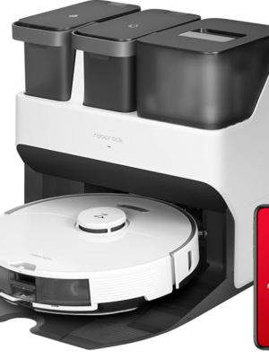 roborock S7 Pro Ultra 5100Pa Robot Vacuum Cleaner with Self-Mopping/Self-Charging/Self-Draining/Self-Cleaning Dock, Alexa Connected/APP 3D Mapping (S7 Upgrade)