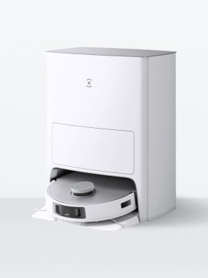 ECOVACS DEEBOT T20e Omni 6000Pa Robot Vacuum Cleaner with Dock, 9mm Pad Lift, Warm Air Dry, Auto Empty, 3D Obstacle Detection, 4L Water Tank, Alexa/APP